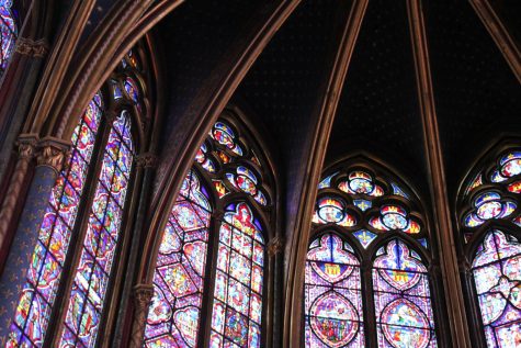 Architecture of Sainte-Chapelle, Paris, France