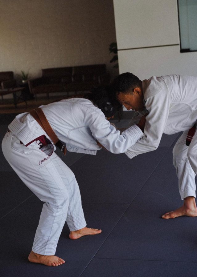 Brown Belt Adelita Montero at BJJ training. (Photography by: Kristina Vasilenko)