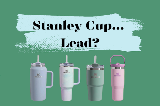 Cover photo displaying various Stanley Cup options as well as addressing the potential lead hazard.