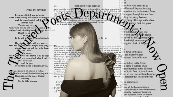 The Tortured Poets Department is Now Open Collage featuring Taylor Swift