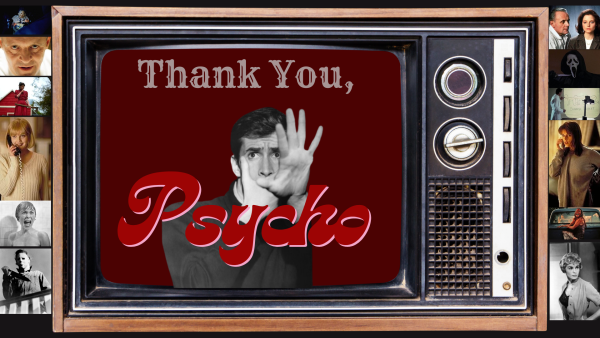 A collage of horror movies that were deeply impacted by "Psycho."