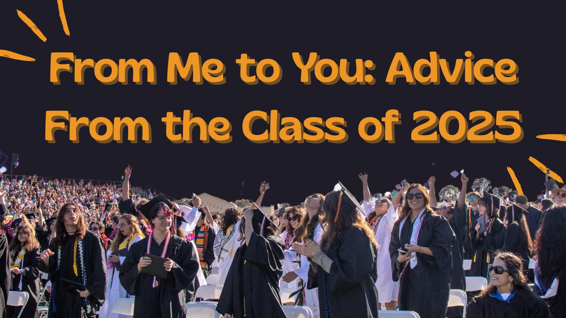 The Class of 2024 celebrates after graduating from high school. (Courtesy of Huntington Beach High School)