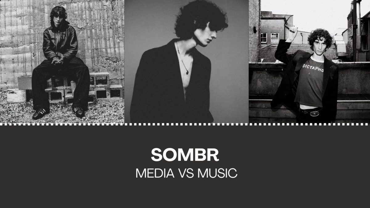 Three of Sombr's most popular EP covers from Apple Music.
