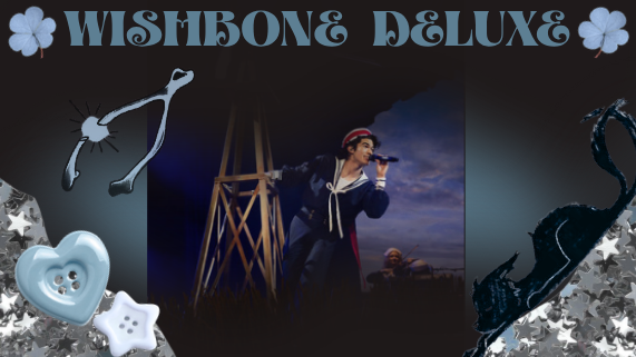 A blue and silver visual featuring Conan Gray as a sailor. 